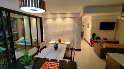 Uma televisão e/ou sistema de entretenimento em Manhattan Riviera Beach
