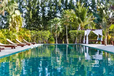 A piscina em ou perto de A Piscina Itaca