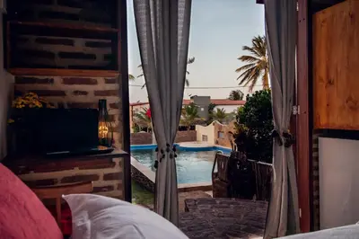 A piscina em ou perto de Pico dos Piratas