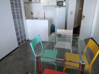 A cozinha ou kitchenette de Flat Vista sensacional 4 pessoas