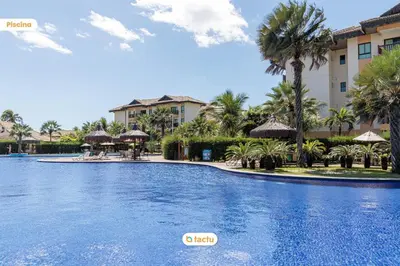 A piscina em ou perto de Apartamento térreo VG Sun Cumbuco por Tactu