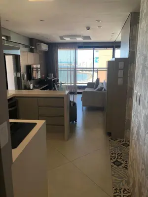 A cozinha ou kitchenette de Exclusiva Cobertura no Gold B -Landscape