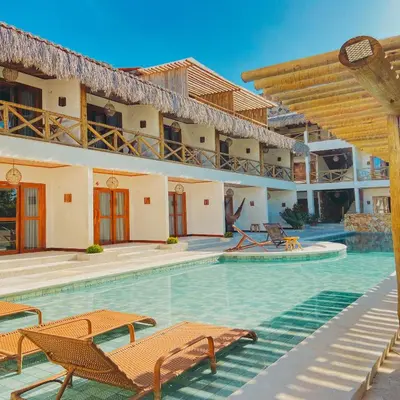 A piscina em ou perto de Velho Chico