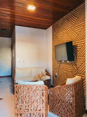 Uma televisão e/ou sistema de entretenimento em Velho Chico