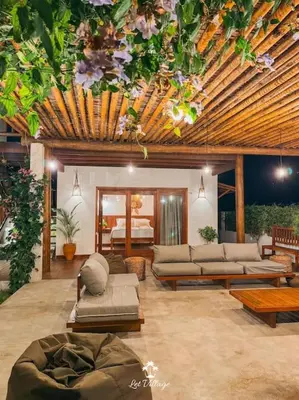 Uma área de estar em Let Village