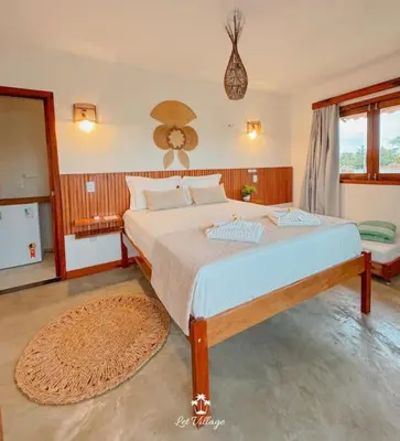 Uma cama ou camas num quarto em Let Village