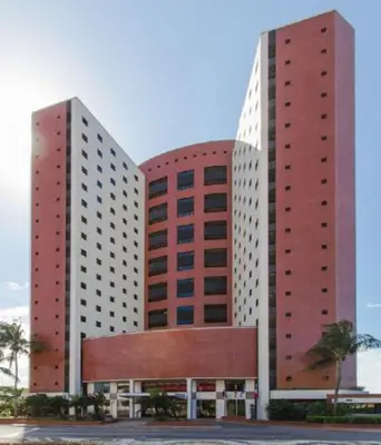 O edifício onde o aparthotel está situado