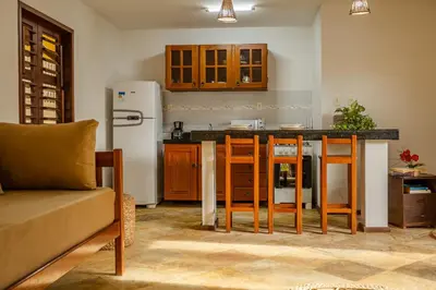 A cozinha ou kitchenette de Apartamento Breezes