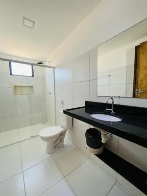 Uma casa de banho em Aldeias Guajiru Apart
