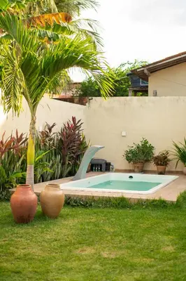 A piscina em ou perto de Casa do Bougainvillea Mundaú-Trairi-Ce