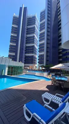 A piscina em ou perto de Apartamento Beira Mar Fortaleza Beach Class