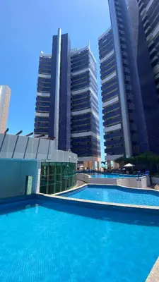 A piscina em ou perto de Apartamento Beira Mar Fortaleza Beach Class