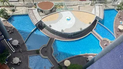 A piscina em ou perto de Apartamento Beira Mar Fortaleza Beach Class