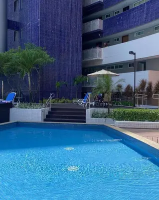 A piscina em ou perto de Apartamento Beira Mar Fortaleza Beach Class