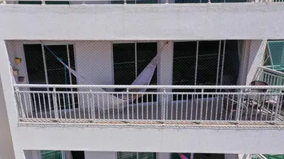 Uma varanda ou terraço em Porto das Dunas Solarium Residence