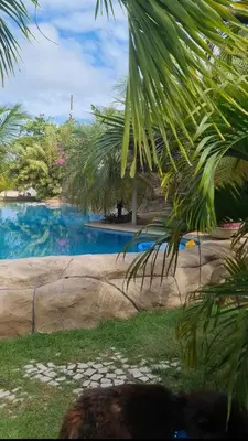 A piscina em ou perto de Chalés Refúgio Fortim