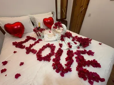 Uma cama ou camas num quarto em Chalés Refúgio Fortim