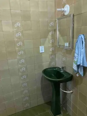 Uma casa de banho em Casinha Valdenia: No paraíso com Wi-Fi, em Mundaú