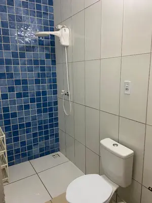 Uma casa de banho em Casinha Valdenia: No paraíso com Wi-Fi, em Mundaú