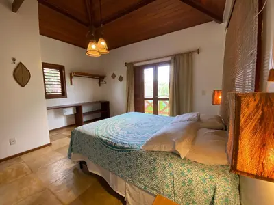 Uma cama ou camas num quarto em Condominio Vila dos Ventos