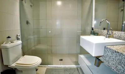 Uma casa de banho em Landscape@UrbanBeach -200 m² de puro luxo