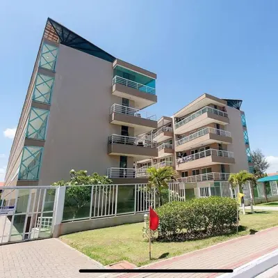 O edifício onde o apartamento está situado