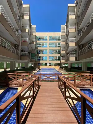 Uma varanda ou terraço em AP Solarina - 2 quartos a 80m da praia de Cumbuco e 150m do Chico do Caranguejo