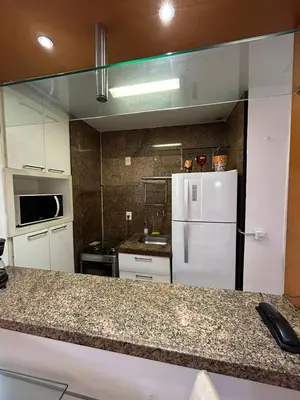 A cozinha ou kitchenette de Flat Atlântico Neto
