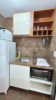 A cozinha ou kitchenette de Flat Atlântico Neto