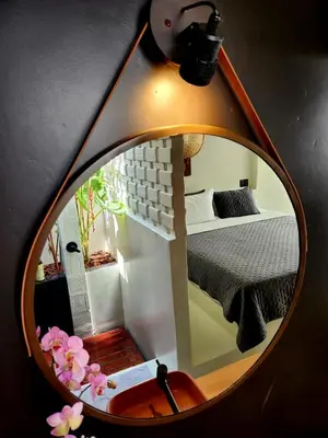 Uma cama ou camas num quarto em Outro Beach Hotel Cumbuco