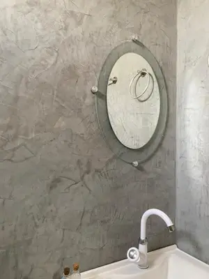 Uma casa de banho em Chalés toca do guaxinim