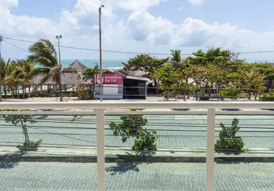 O edifício onde a casa de férias está situado