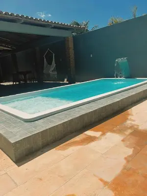 A piscina em ou perto de Casa de praia em vila preá