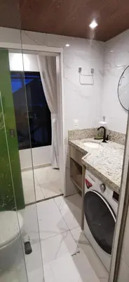 Uma casa de banho em Peco Paradise Cumbuco Ap119