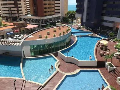 A piscina em ou perto de Apartamento Beira Mar 14º andar com 2 Quartos
