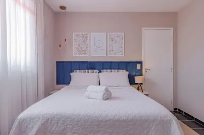 Uma cama ou camas num quarto em Casa na Praia Porto das Dunas - Próximo ao Beach Park by Carpediem