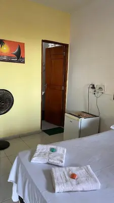 Uma cama ou camas num quarto em Cantinho GL