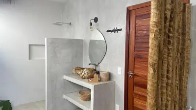 Uma casa de banho em Casa Pura Vida - Icaraizinho