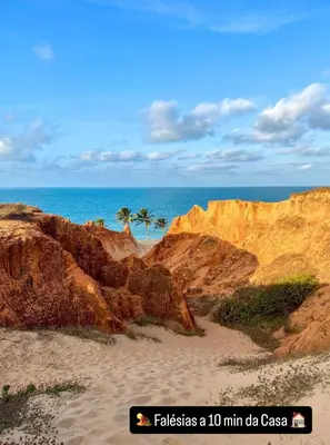 Paisagem natural perto da casa de férias