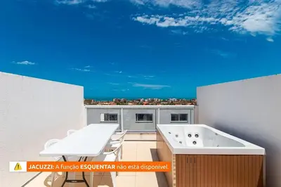 Uma varanda ou terraço em Beach Townhouses - Duplex com Jacuzzi by Carpediem