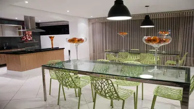 A cozinha ou kitchenette de Landscape Beira Mar Fortaleza