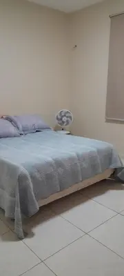 Uma cama ou camas num quarto em Chalé Serrano