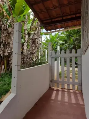 Um jardim no exterior de Chalé Verdelândia Guaramiranga - Apartamento com 2 quartos