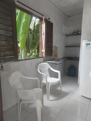 A cozinha ou kitchenette de Chalés Catim da Felicidade