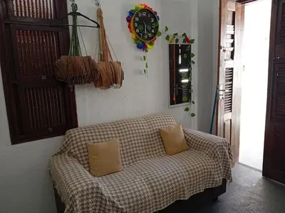 Uma cama ou camas num quarto em Chale Canoa Beach