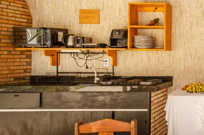 A cozinha ou kitchenette de Pousada TRIBUS experience