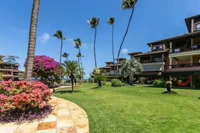 Um jardim no exterior de Dream Village Paradise - 403H