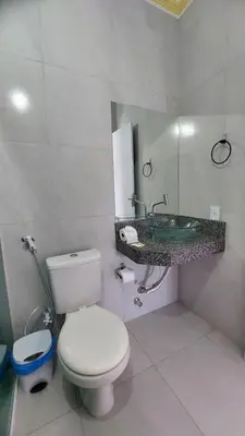 Uma casa de banho em Pousada Albuquerque