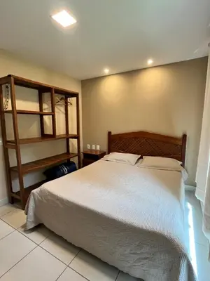 Uma cama ou camas num quarto em Apartamento B2 106