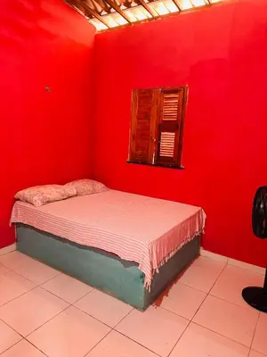 Uma cama ou camas num quarto em Casa 2 Gold Star Village